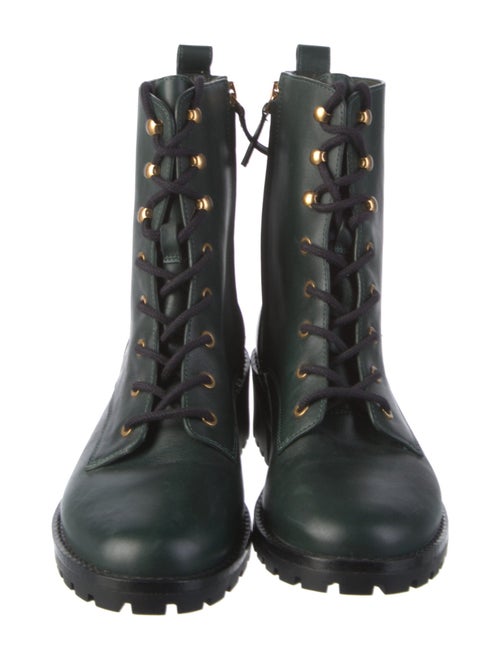 Tory Burch Leather Combat Boots