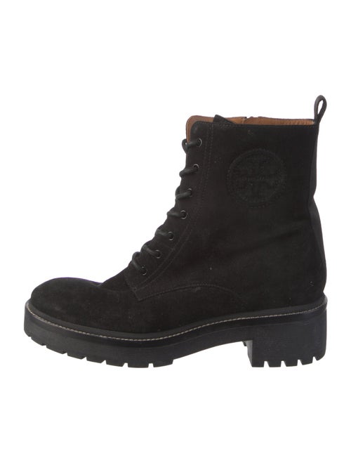 Tory Burch Suede Combat Boots