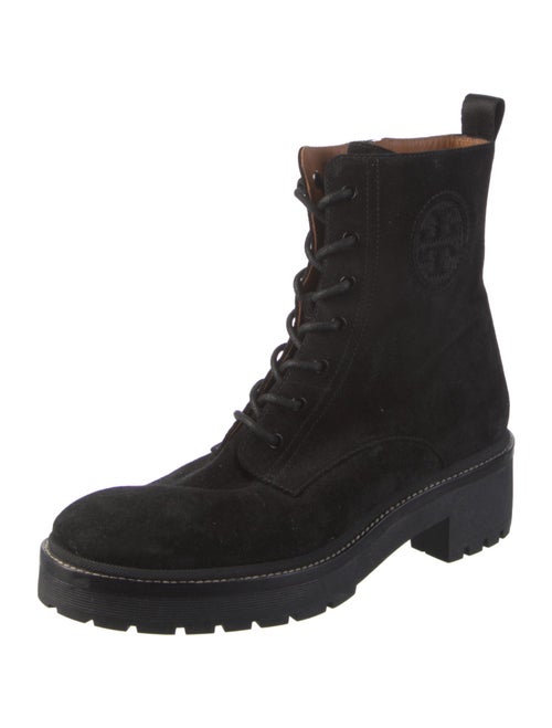 Tory Burch Suede Combat Boots