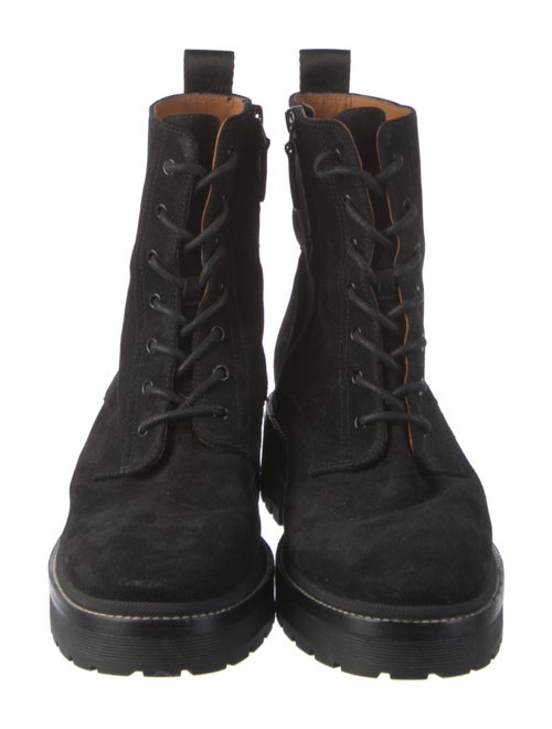 Tory Burch Suede Combat Boots