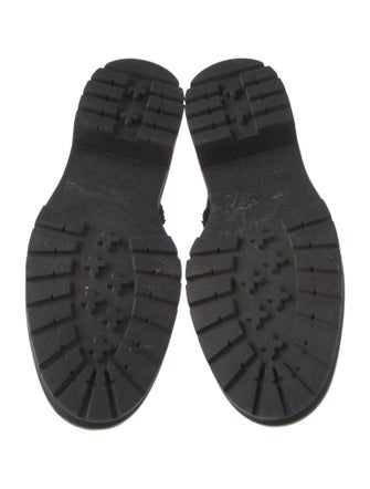 Tory Burch Suede Combat Boots