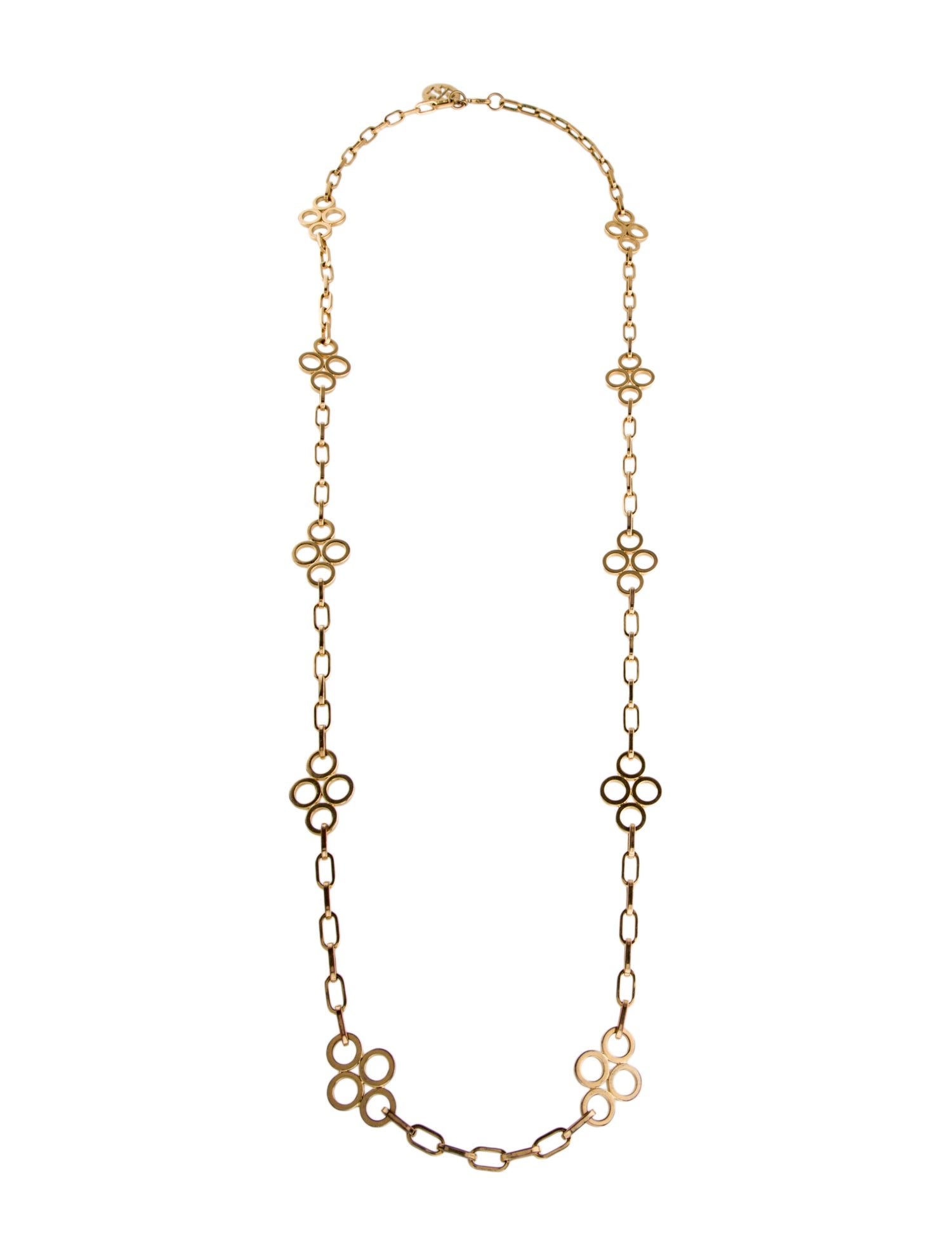 Tory Burch Clover Station Necklace