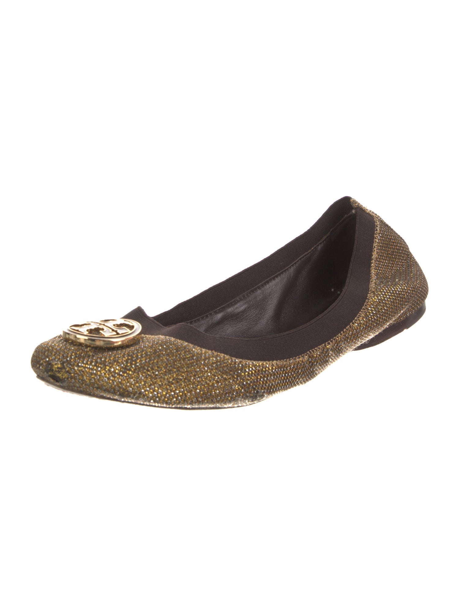 Tory Burch Glitter Ballet Flats