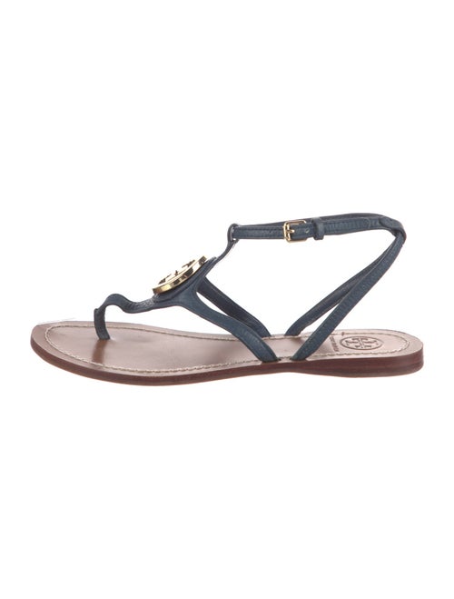 Tory Burch Leather T-Strap Sandals