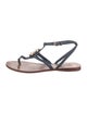 Tory Burch Leather T-Strap Sandals