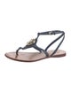 Tory Burch Leather T-Strap Sandals