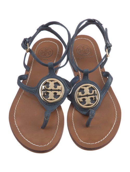 Tory Burch Leather T-Strap Sandals