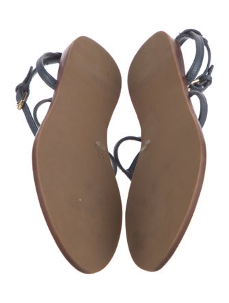 Tory Burch Leather T-Strap Sandals