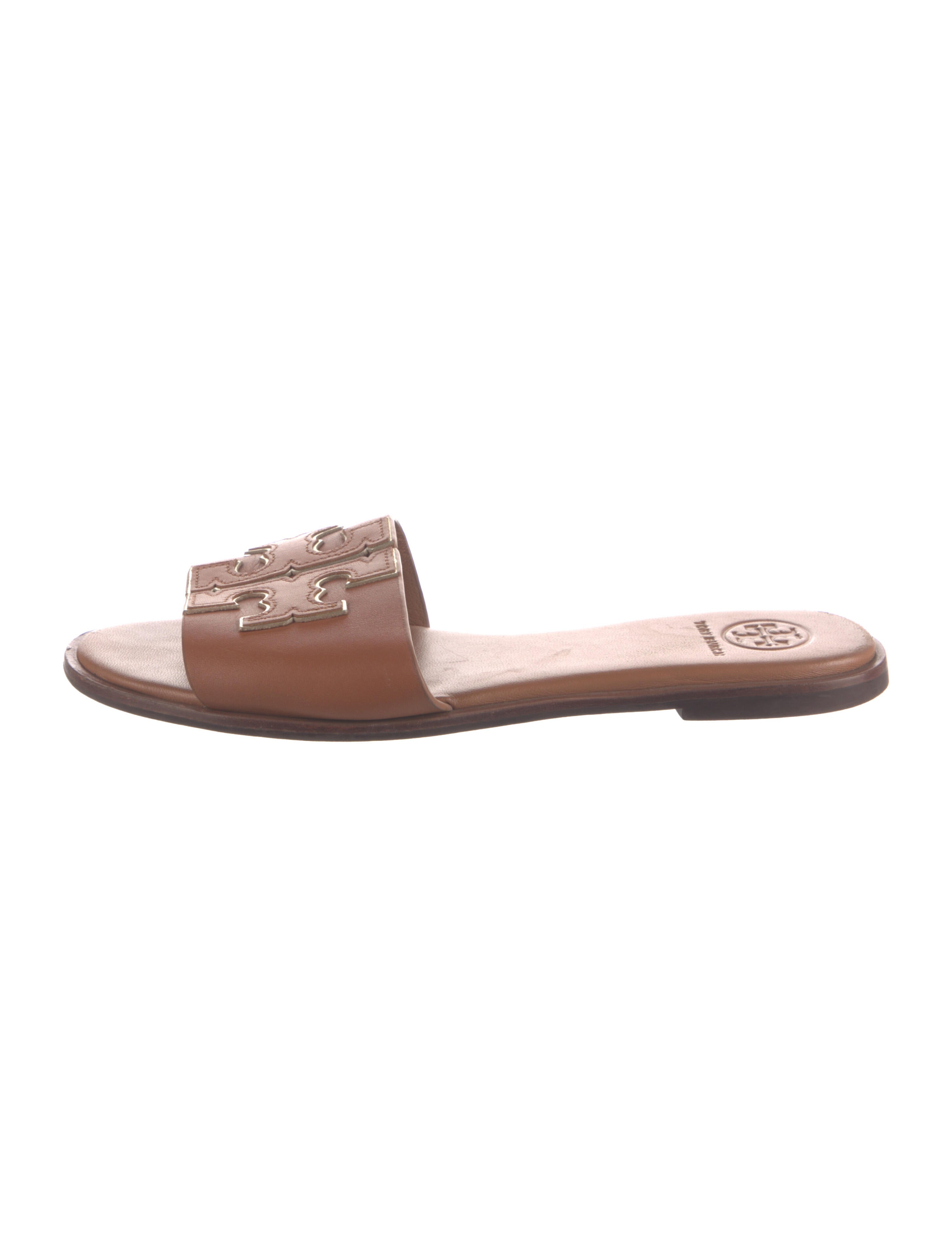 Tory Burch Leather Slides