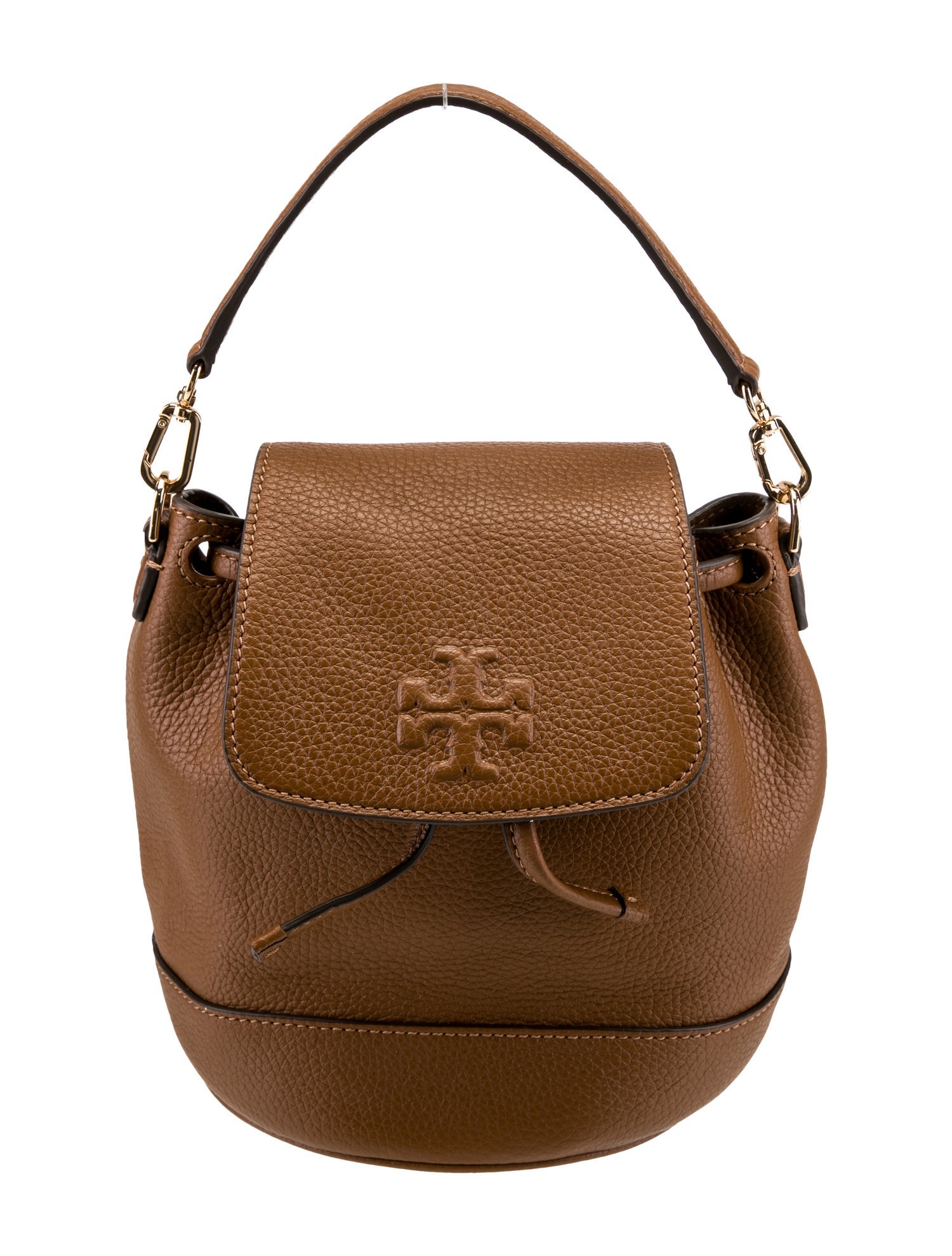 Tory Burch Leather Bucket Bag