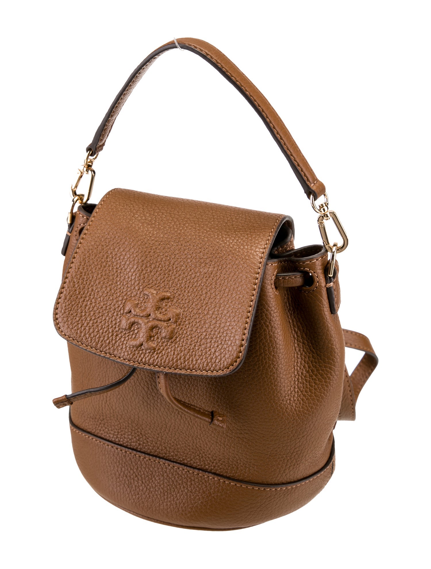 Tory Burch Leather Bucket Bag