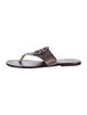 Tory Burch Leather Lasercut Accents Slides