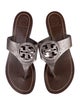 Tory Burch Leather Lasercut Accents Slides