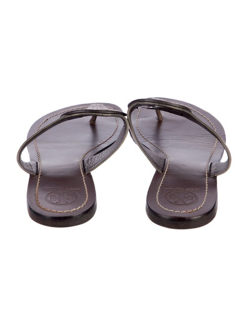 Tory Burch Leather Lasercut Accents Slides