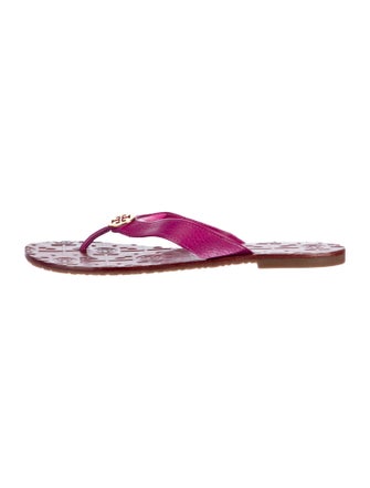 Tory Burch Leather Flip Flops