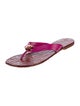 Tory Burch Leather Flip Flops