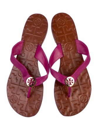 Tory Burch Leather Flip Flops