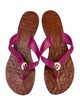 Tory Burch Leather Flip Flops