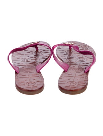 Tory Burch Leather Flip Flops