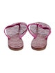 Tory Burch Leather Flip Flops