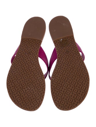 Tory Burch Leather Flip Flops