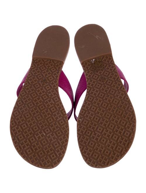 Tory Burch Leather Flip Flops