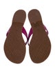 Tory Burch Leather Flip Flops