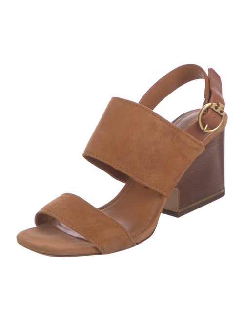 Tory Burch Suede Slingback Sandals