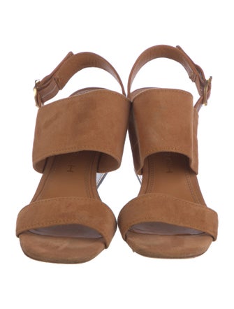 Tory Burch Suede Slingback Sandals