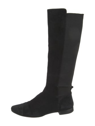 Tory Burch Suede Riding Boots