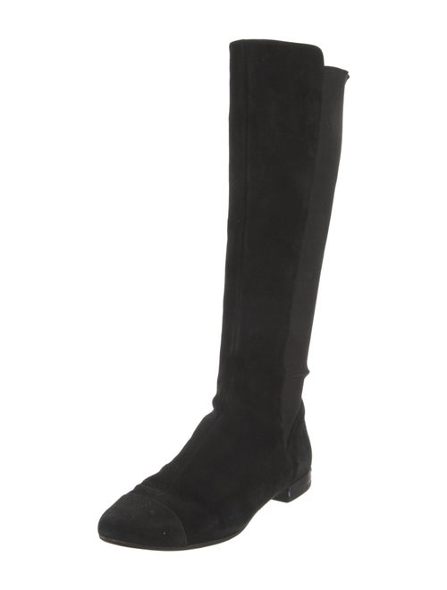 Tory Burch Suede Riding Boots