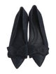 Tory Burch Suede Bow Accents Ballet Flats