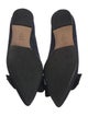 Tory Burch Suede Bow Accents Ballet Flats