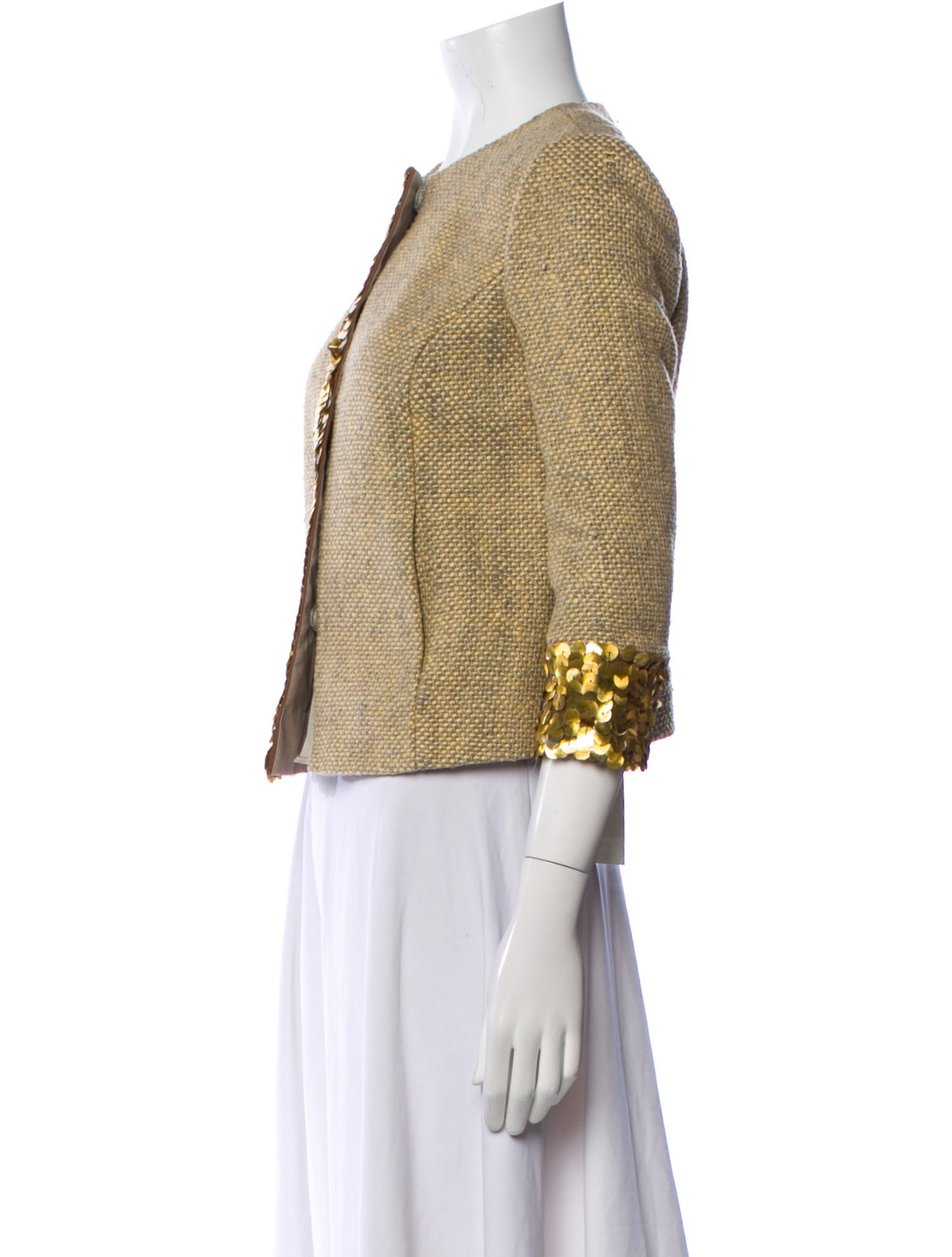 Tory Burch Silk Printed Evening Jacket