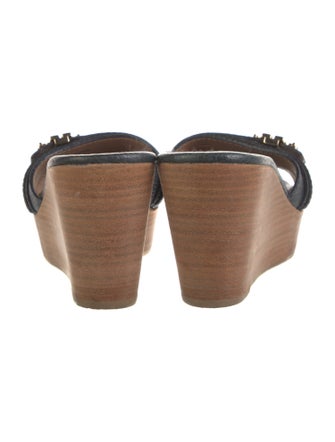 Tory Burch Leather Slides