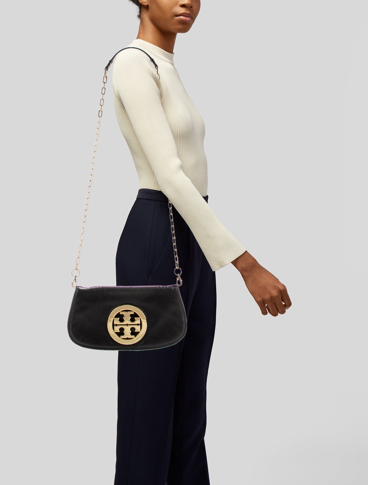 Tory Burch Leather Clutch
