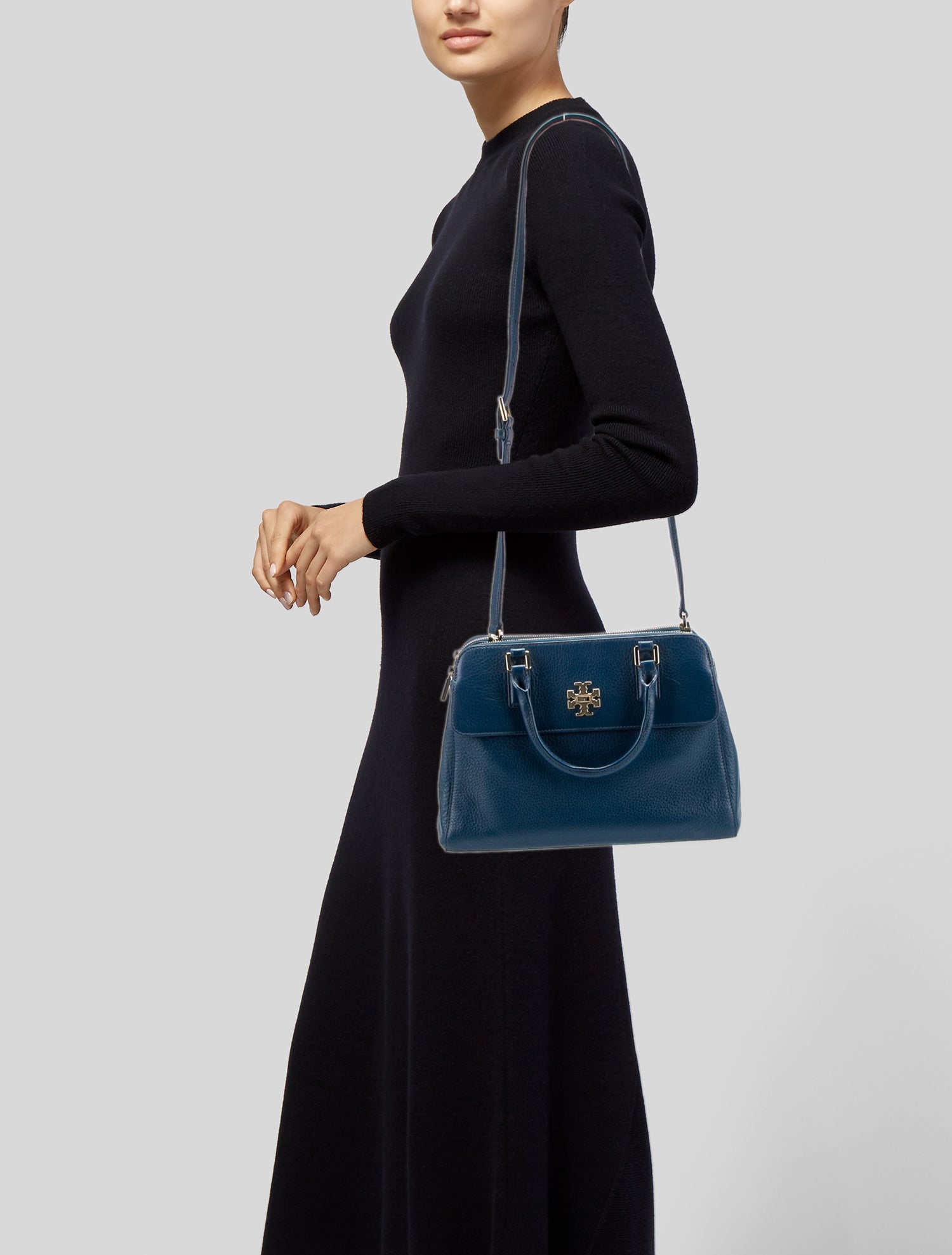 Tory Burch Leather Top Handle Bag