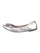 Tory Burch Leather Crystal Embellishments Ballet Flats