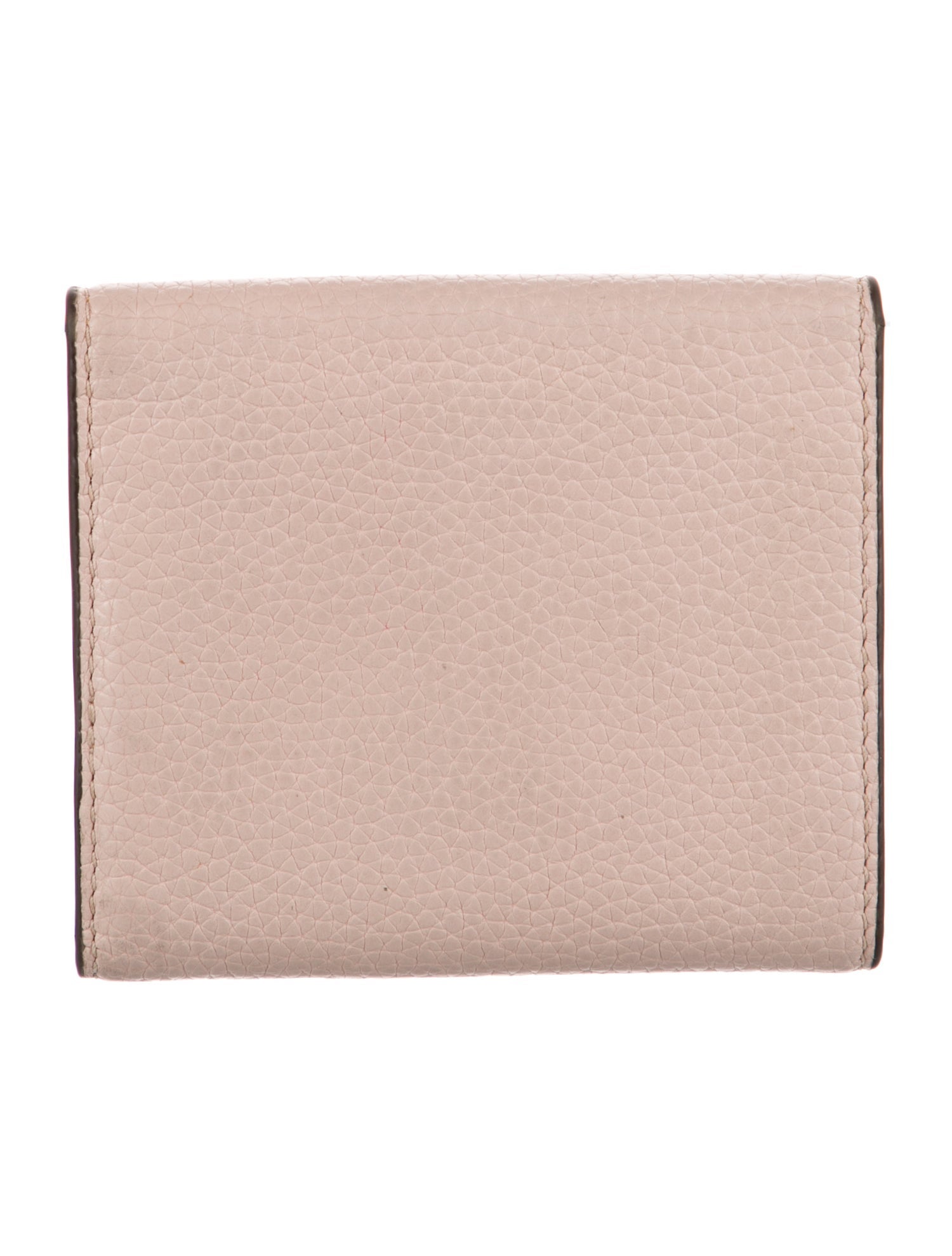 Tory Burch Leather Graphic Print Compact Wallet