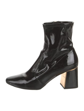 Tory Burch Patent Leather Sock Boots