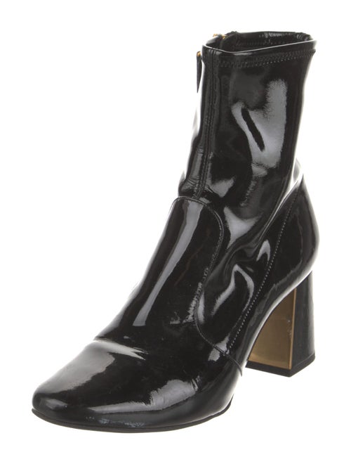 Tory Burch Patent Leather Sock Boots