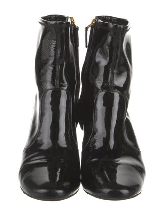 Tory Burch Patent Leather Sock Boots