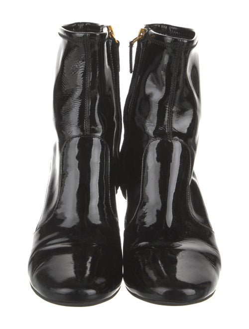 Tory Burch Patent Leather Sock Boots
