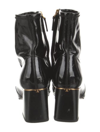 Tory Burch Patent Leather Sock Boots