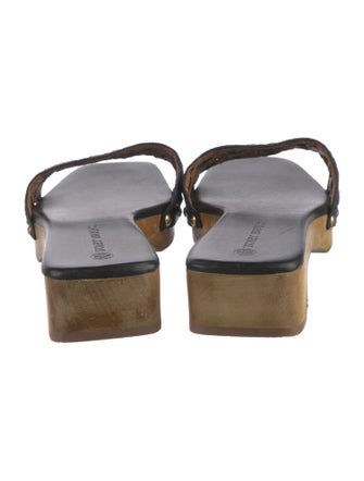 Tory Burch Leather Slides