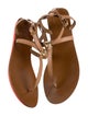 Tory Burch Leather T-Strap Sandals