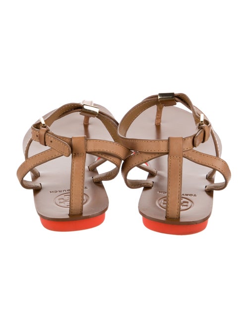 Tory Burch Leather T-Strap Sandals