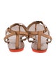 Tory Burch Leather T-Strap Sandals
