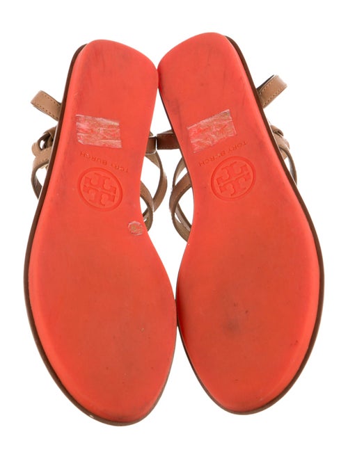 Tory Burch Leather T-Strap Sandals