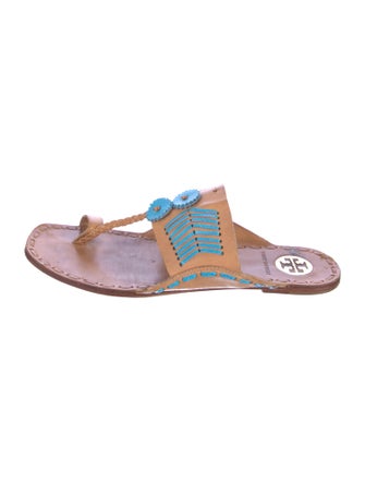 Tory Burch Leather Slides
